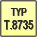 Piktogram - Typ: T.8735